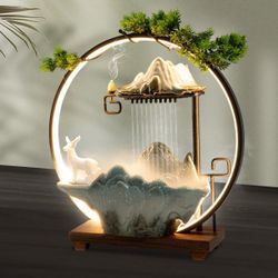 Decorative Table Top Fountain with Light