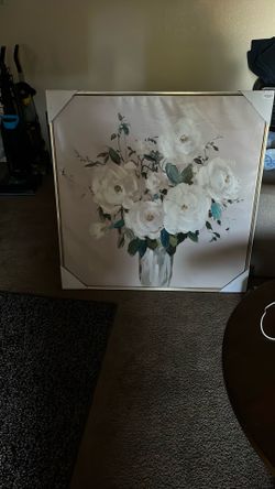Flower picture frame