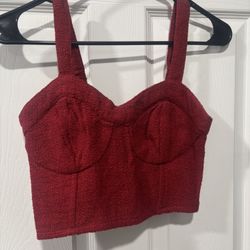 Red Crop Top 