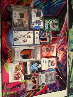 Football auto cards