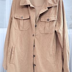 Corduroy Button Down Size Large For Women