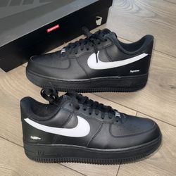 Nike X Supreme Air Force Black White Size 11