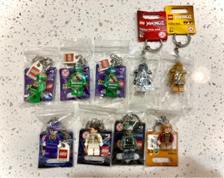 LEGO minifigure keychains