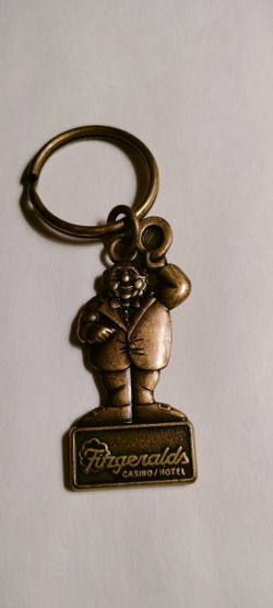 VINTAGE BRASS FITZGERALD'S CASINO HOTEL 