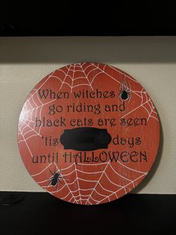 Halloween Wall Decor…chalkboard Countdown