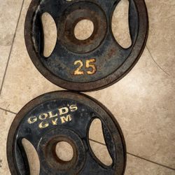 Vintage Golds Gym Ez Grip Weights 