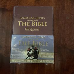 James Earl Jones Reads the Bible , Deluxe Edition, KJV New Sealed 