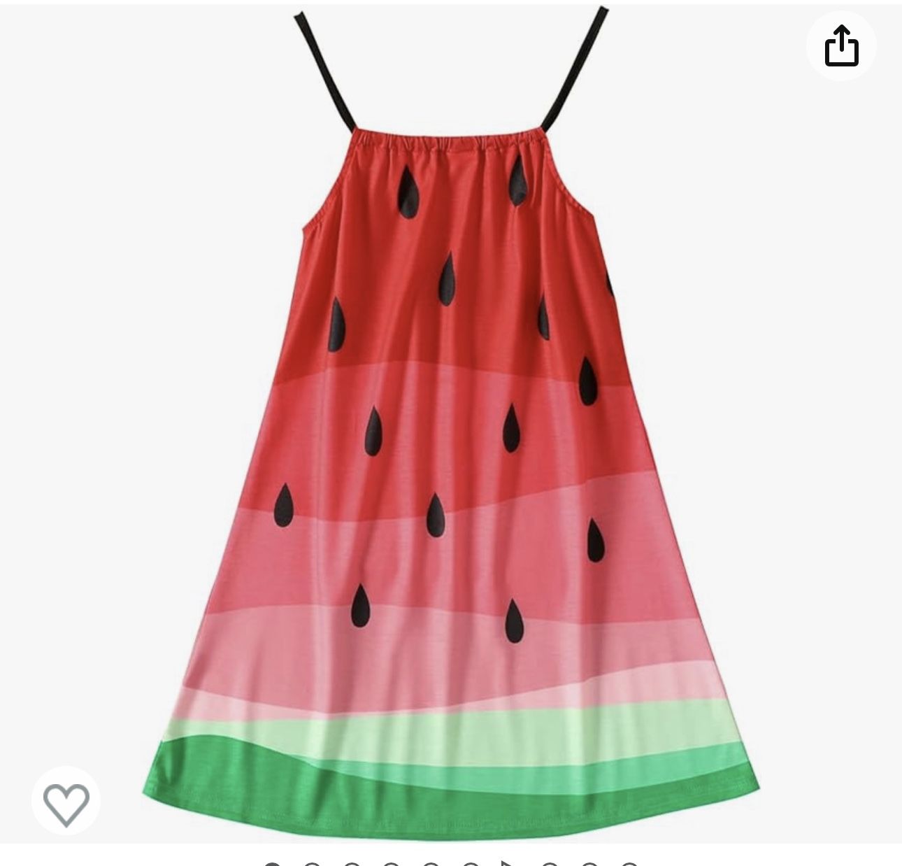 ATPAT Girl Summer Cami Dress Sleeveless Tank Casual Spaghetti Strap Cool Beach Sundress