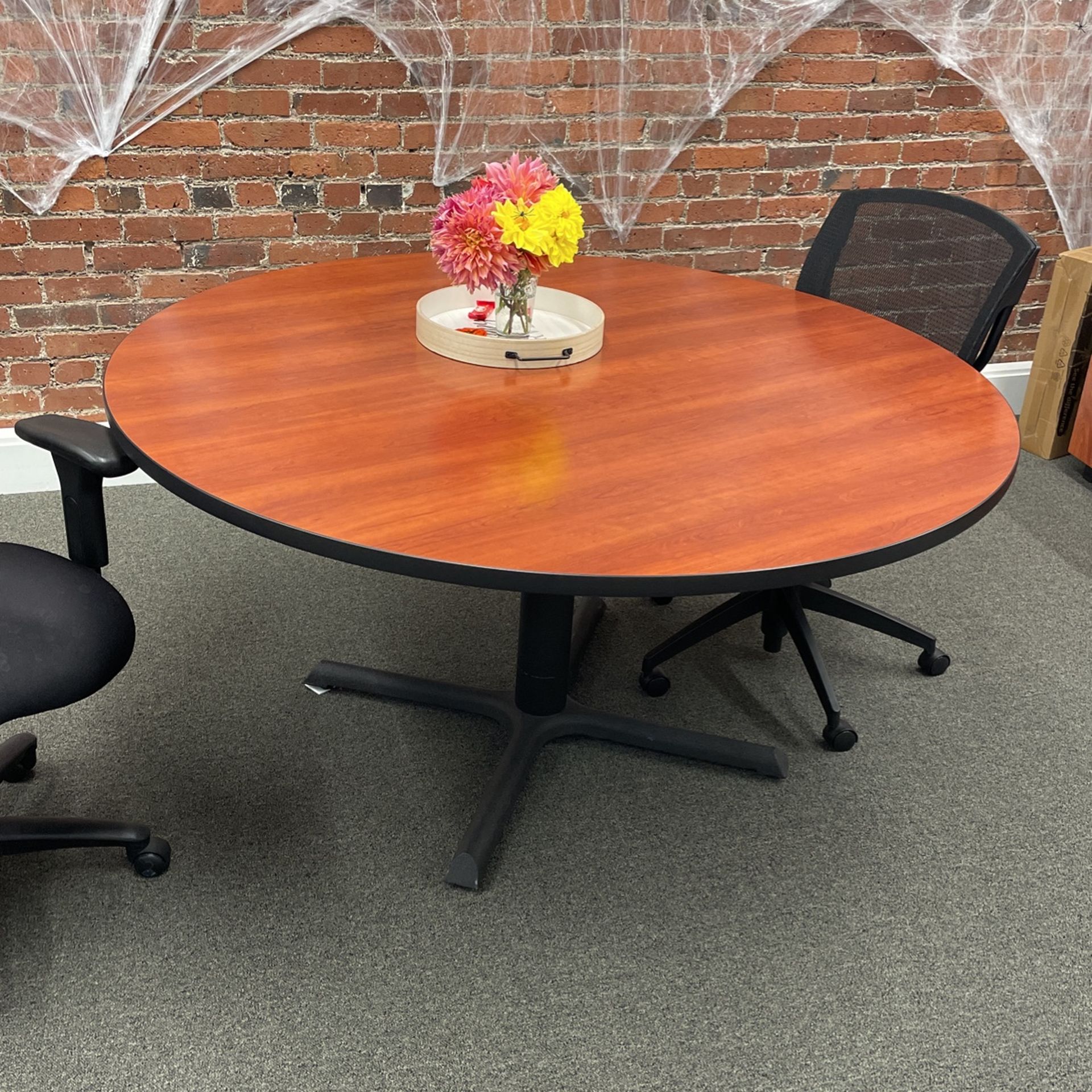 Large, Round, Wood Table