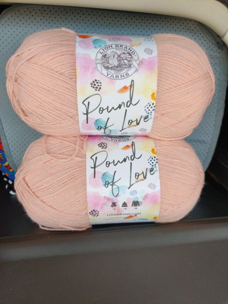 Pound Of Love Pink Salt Yarn Lot