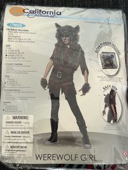 Werewolf girl costume