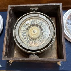 Antique Tribble Ships Compass
