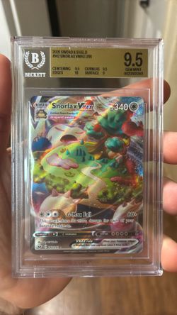 Snorlax Vmax #142 BGS 9.5 pokemon