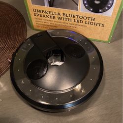 Brand new umbrella, Bluetooth speaker, LED lights