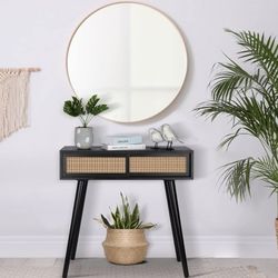 Rattan Console Table 