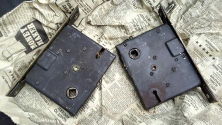 Vintage Morticed Style Door Locks.