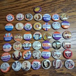 Vintage Campain Buttons