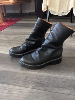 Genuine leather boots - like new (size 7.5-8)