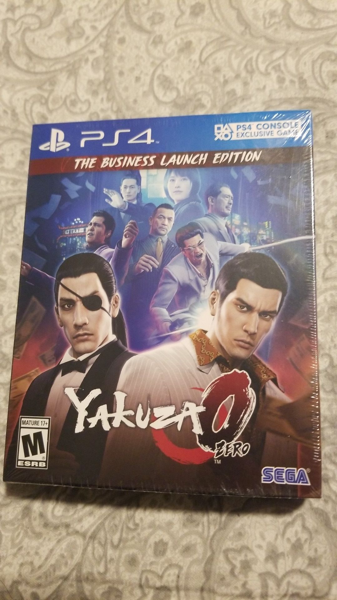 Yakuza 0 business launch edition.