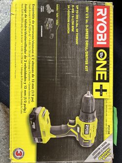 Ryobi One 18v 2 Speed Drill/driver