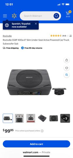 Under seat speaker
