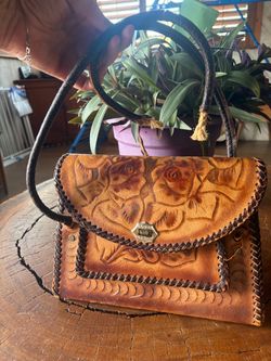 Vintage Leather hand bag