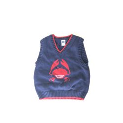 Janie And Jack V Neck Crab Sweater Vest 