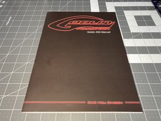 SAB Goblin 500 Printed Instruction Manual - New