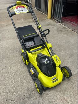 Ryobi 40v push mower and trimmer kit