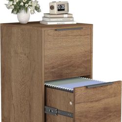 Wooden 2 Drawer Cabinet