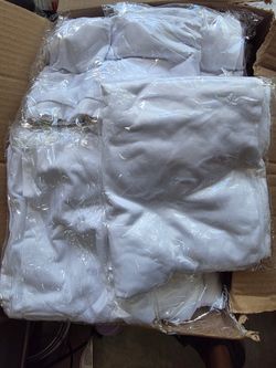 Set of 250 White stretch spandex folding chair cover
