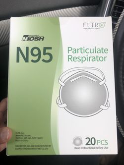 FILTER NOSH N95 MASKS - 4 BOXES OF 20