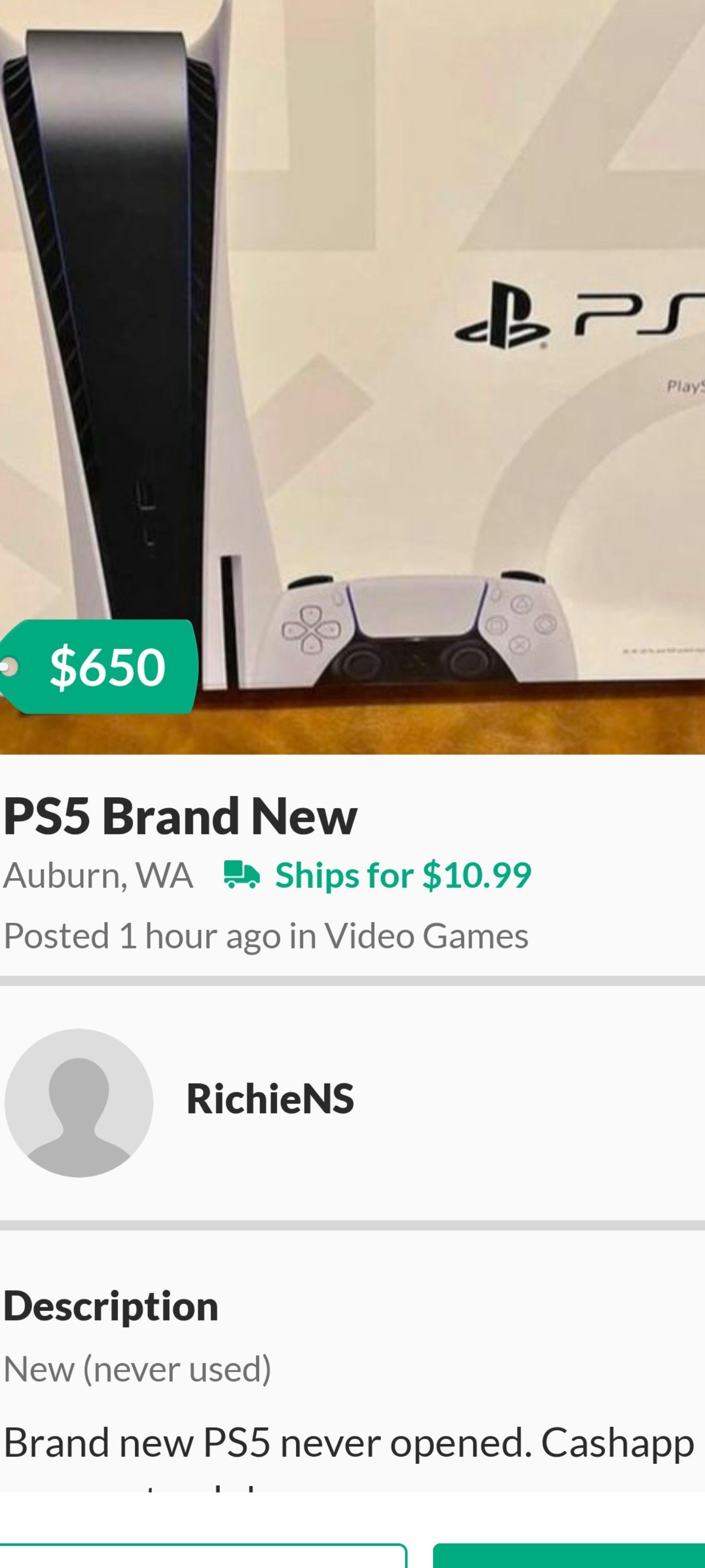 PS5- Used Liked New Condition for Sale in Conyers, GA - OfferUp