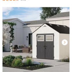Suncast Tremont 8 ft. W x 10 ft. D Plastic Shed 