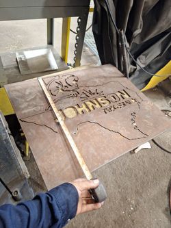 Texas metal 3/16"x25"x21"