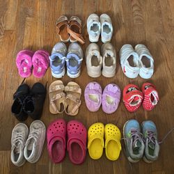 Used Toddler Girls Shoes Sizes 5c - 11c