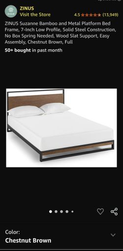 Zinus Suzanne Full-Size Bed Frame 