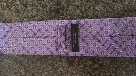 Bloomingdale's Men's Store Purple Patterned Tie