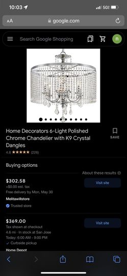 Two Chandeliers