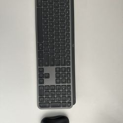 Logitech MX Wireless Keyboard (full size) & Logitech M185 Wireless Mouse