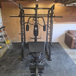 Smith Machine 2001 | Multi-Use Adj Bench | Gym Equipment | Fitness | Squat Rack | Excercise |🔴WEIGHTS AND BARBELL SOLD SEPARATELY 🔴 FREE DELIVERY 🚚