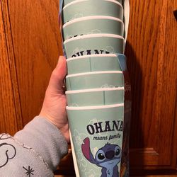 8 stitch disney cups