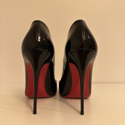 Christian Louboutin Black and Red Heels