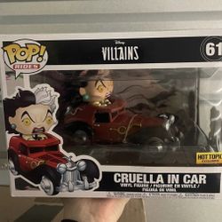 Cruella In Car Funko Pop
