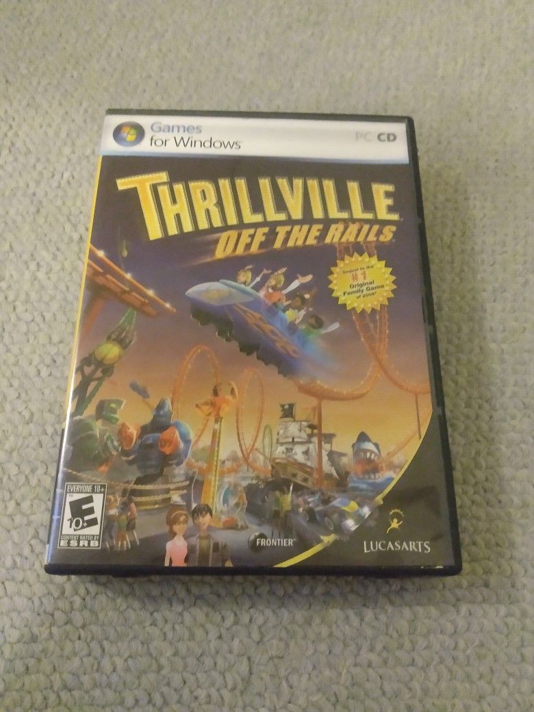 THRILLVILLE OFF THE RAILS VIDEO GAME PC - DVD-ROM