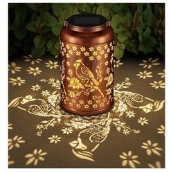 Cardinal Solar Lanterns Outdoor, Waterproof Hanging Metal Solar Lanterns LED Decoration for Garden, Yard, Patio