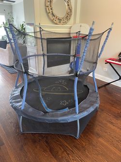 Kids Trampoline great to burn off energy inside!