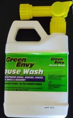 NEW Green Envy House Wash 1 Qt Spray Bottle