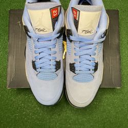 Air Jordan Retro 4 University Blue Size 11 In Great Condition Very Clean With Rep Box. 
