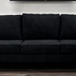 7ft Black Couch 
